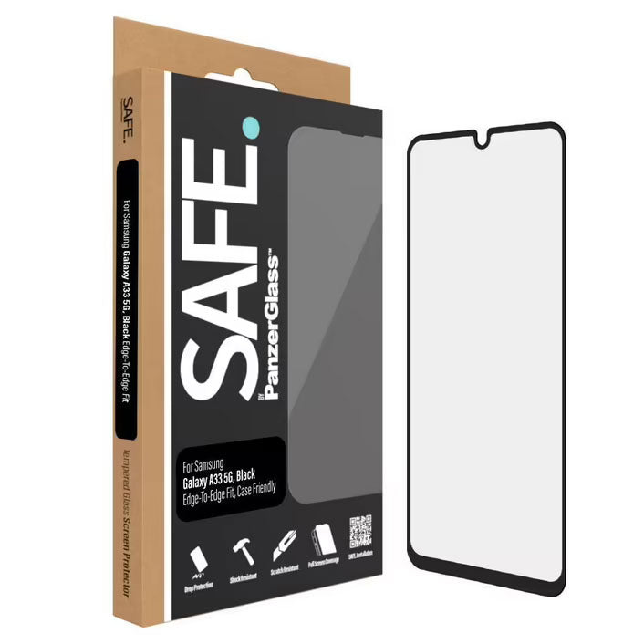 PanzerGlass Screen Guard Samsung A33 5G Edition Clear Black Frame