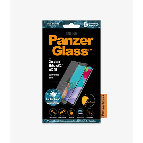 Panzerglass Screen Guard Samsung A52 4G & 5G Clear Black Frame 6