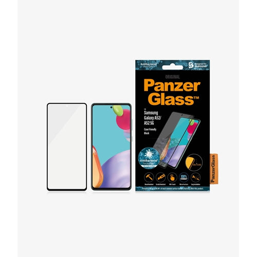  Panzerglass Screen Guard Samsung A52 4G & 5G Clear Black Frame 1