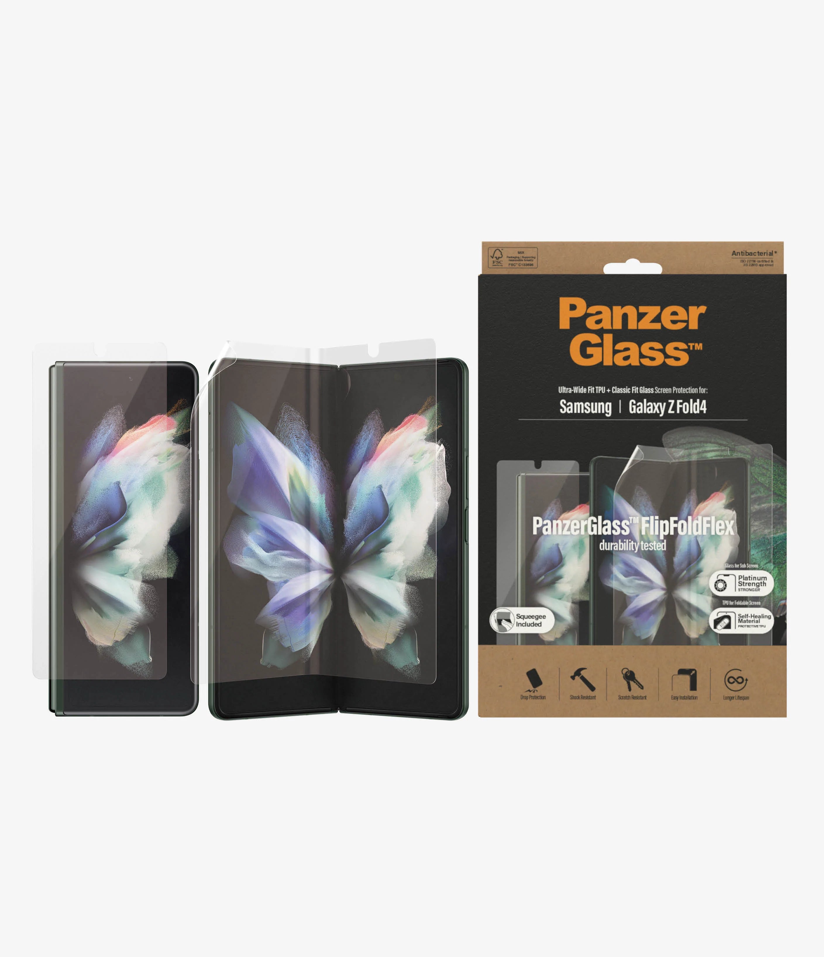 PanzerGlass TPU Film Screen Guard Scratch Resistance Samsung Z Fold 5 / Z Fold 4 Clear