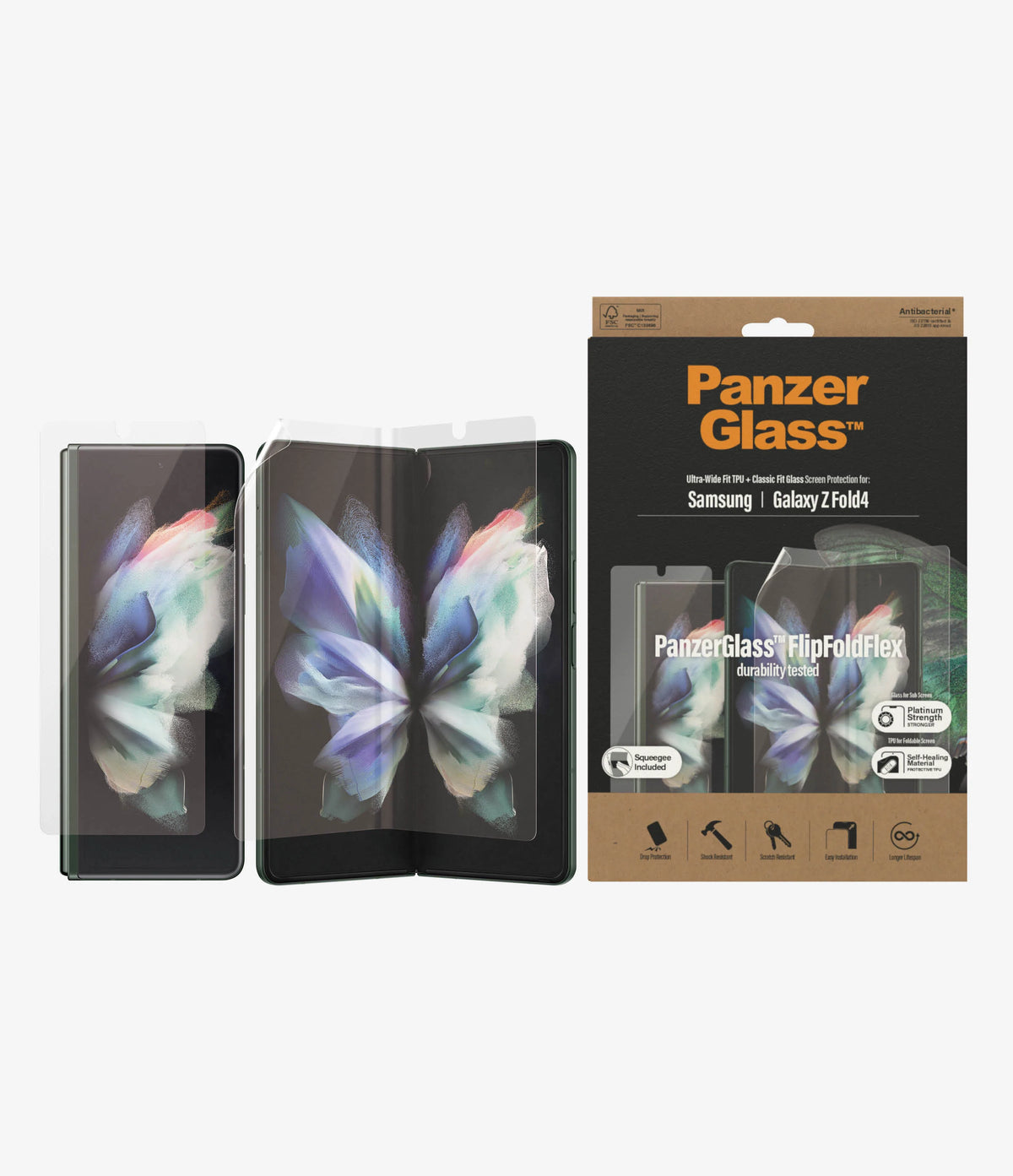 PanzerGlass TPU Film Screen Guard Scratch Resistance Samsung Z Fold 5 / Z Fold 4 Clear