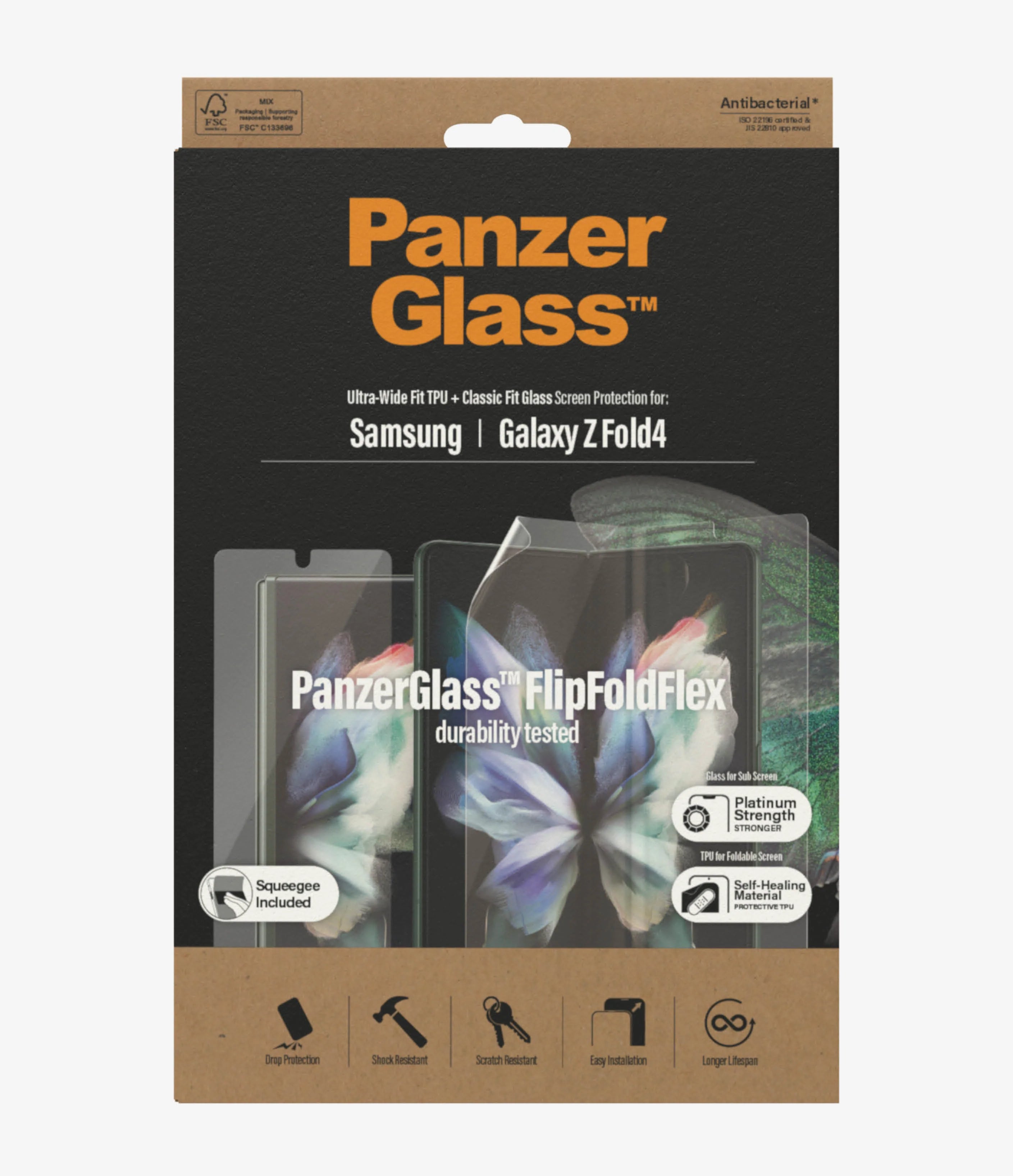 PanzerGlass TPU Film Screen Guard Scratch Resistance Samsung Z Fold 5 / Z Fold 4 Clear