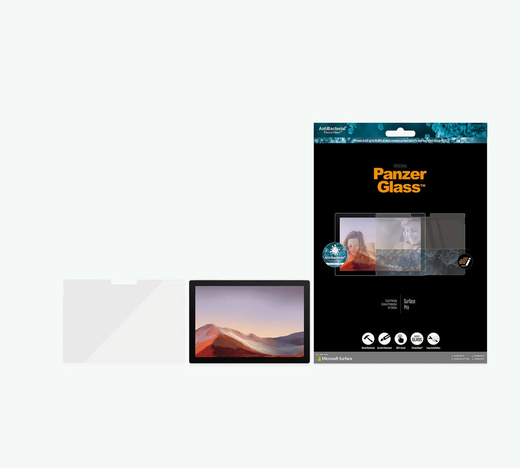 PanzerGlass Tempered Glass Screen Guard Surface Pro 7+ / 7 / 6 / 5 / 4 - Clear