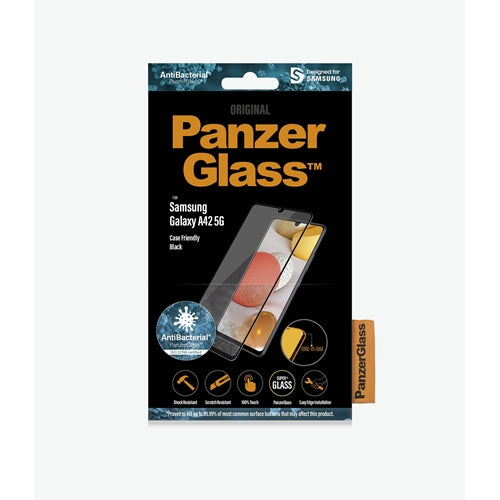 Panzerglass Screen Protector Galaxy A42 5G Clear Black Frame 2
