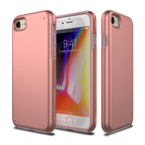 Patchworks Chroma Metalic Color Rugged Case iPhone 8 / 7 - Rose Gold 1