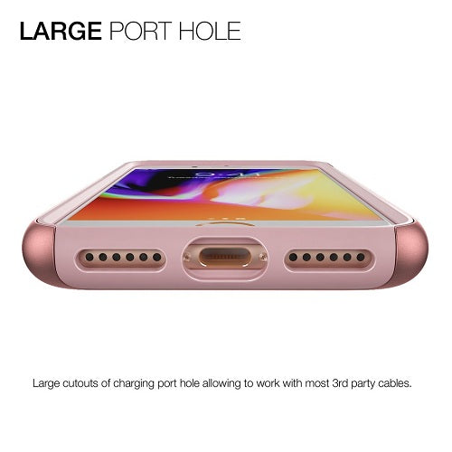 Patchworks Chroma Metalic Color Rugged Case iPhone 8 / 7 - Rose Gold 2