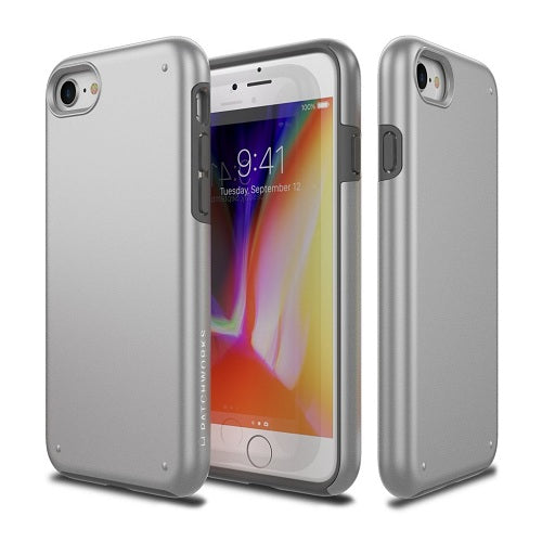 Patchworks Chroma Metalic Color Rugged Case iPhone 8 / 7 - Silver 1