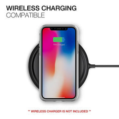 Patchworks Chroma Metalic Rugged Case for iPhone X - White / Black 4