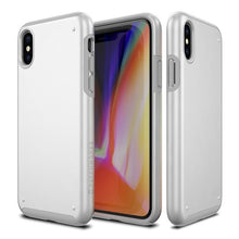 Load image into Gallery viewer, Patchworks Chroma Metalic Rugged Case for iPhone X - White / Black 1