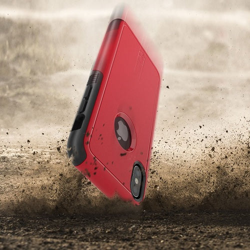 Patchworks Level Aegis Rugged Case for iPhone X - Red / Black 7
