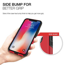 Load image into Gallery viewer, Patchworks Level Aegis Rugged Case for iPhone X - Red / Black 4