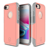 Patchworks Level Aegis Rugged Case for iPhone 8 / 7 - Pink / Grey