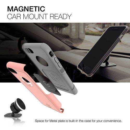 Patchworks Level Aegis Rugged Case for iPhone 8 / 7 - Pink / Grey 5