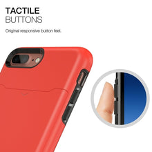 Load image into Gallery viewer, Patchworks ITG Level Card Case iPhone 7 Plus w/ Card Slot - Red 4