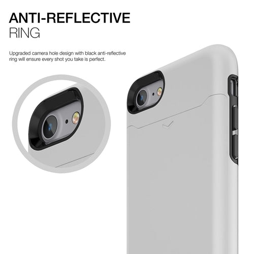Patchworks ITG Level Card Protection Case iPhone 7 w/ Card Slot - White 5