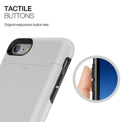 Patchworks ITG Level Card Protection Case iPhone 7 w/ Card Slot - White 4