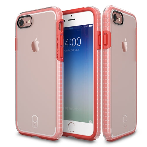 Patchworks ITG Level Protection Case iPhone 7 - Clear Red 1