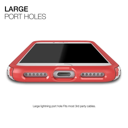 Patchworks ITG Level Protection Case iPhone 7 - Clear Red 4