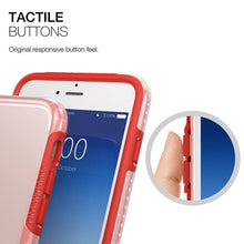 Load image into Gallery viewer, Patchworks ITG Level Protection Case iPhone 7 - Clear Red 2