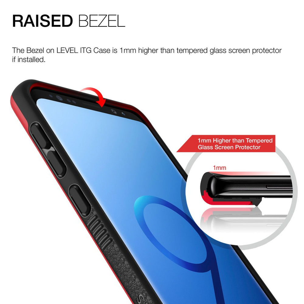Patchworks ITG Level Rugged Case for Samsung Galaxy S9 - Red 6
