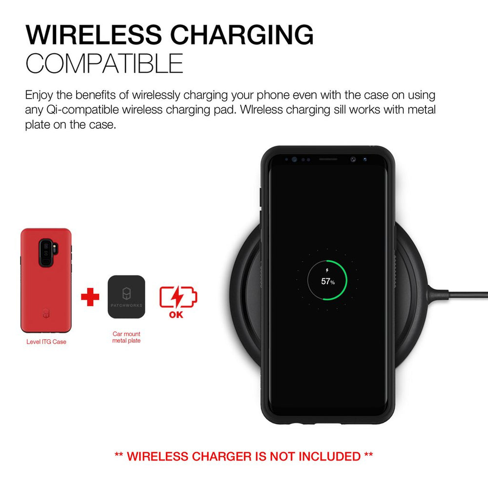 Patchworks ITG Level Rugged Case for Samsung Galaxy S9 - Red 8