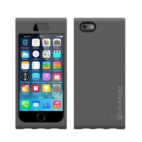 Patchworks Link Neck Type Strap Case for Apple iPhone 6 - Grey 1