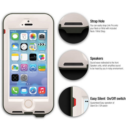 Patchworks Link Pro with Belt Clip for iPhone 5 / 5s - White 3