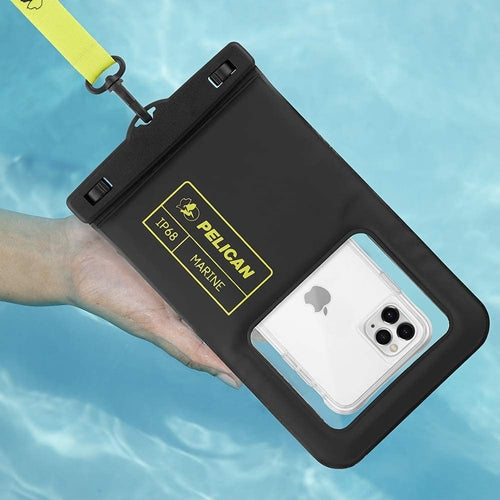 Pelican Marine Waterproof Pouch XL Fit Phone up to 7 inch - Clear Black 3