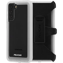 Load image into Gallery viewer, Pelican Voyager Tough Rugged Case with Holster Galaxy S21 6.2 inch - Clear 1