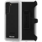 Pelican Voyager Tough Rugged Case & Holster Galaxy S21 5G FE 6.4 inch - Clear