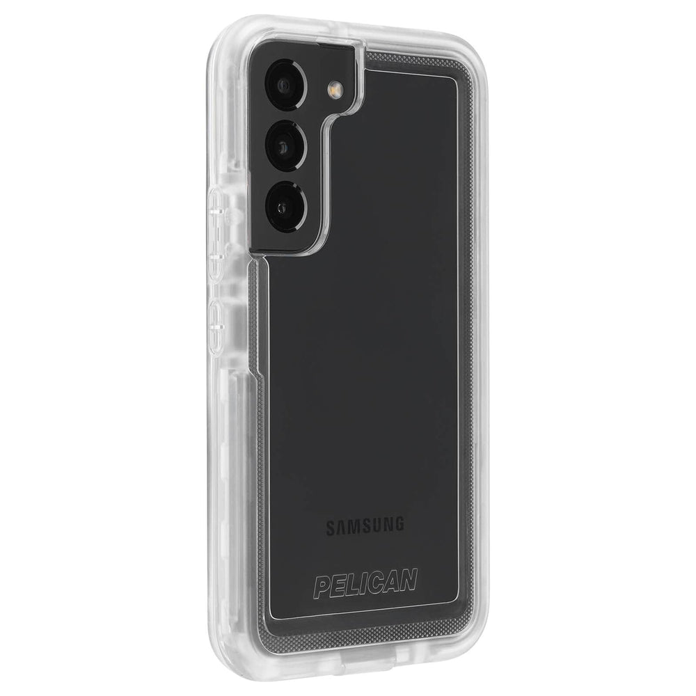 Pelican Voyager Rugged & Tough Case Samsung S22 6.1 (inc. Belt Clip) - Clear 2