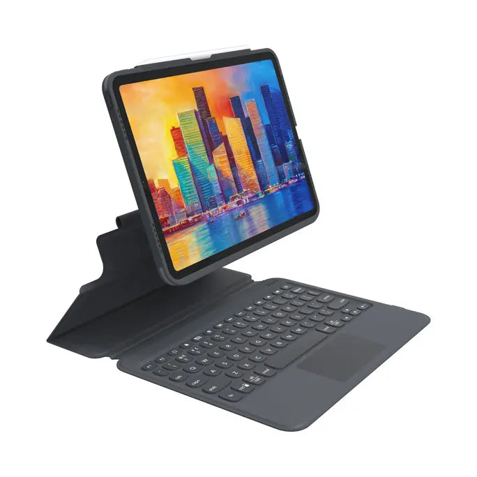 ZAGG Pro Keys Detachable Case & Wless Keyboard Trackpad iPad Air 4 & 5 10.9 & Pro 11 - Black