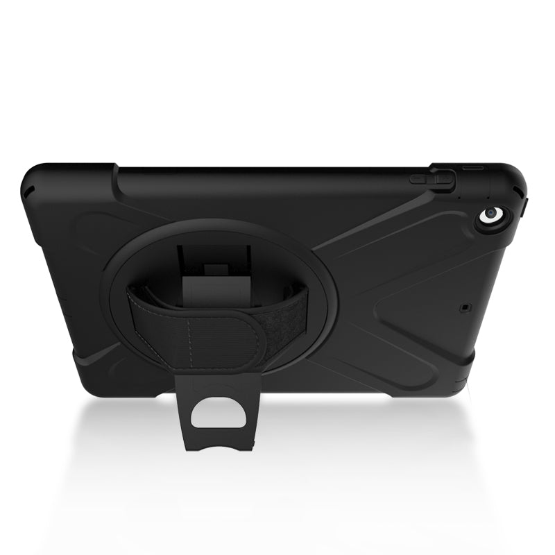 Rugged Protective Case Hand & Shoulder Strap iPad 5th & 6th 9.7 inch / iPad Air 2 / Pro 9.7 inch - Black