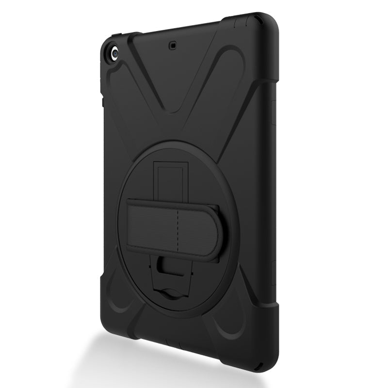 Rugged Protective Case Hand & Shoulder Strap iPad Air 1st Gen 9.7 inch - Black