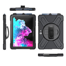 Load image into Gallery viewer, Rugged Protective Case Hand &amp; Shoulder Strap Microsoft Surface Go 2 &amp; 1 - Black 10