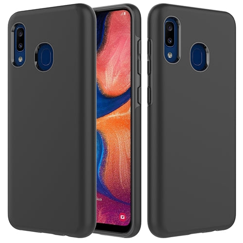Dual Layers Rugged & Drop Protection Case Samsung A20 / A30 - Black