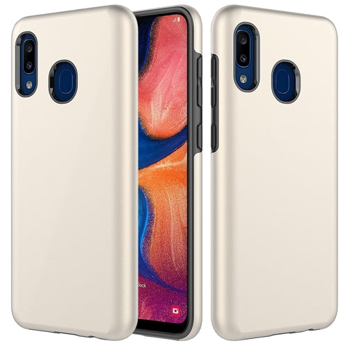 Dual Layers Rugged Drop Protection Case Samsung A20 A30 Gold