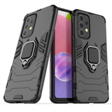 Rugged & Protective Phone Case Samsung A33 5G Built in Ring Holder - Black
