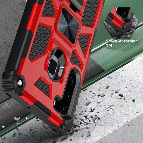 Rugged & Tough Case Samsung A21 with Kickstand - Blue2