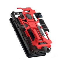 Load image into Gallery viewer, Rugged &amp; Tough Case Samsung A21 with Kickstand - Red 3
