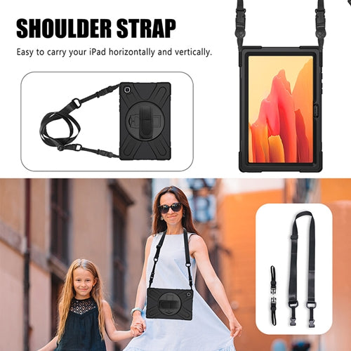 Rugged Protective Case Hand & Shoulder Strap Samsung Tab A 8.0 2019 T290 - Black 1 4
