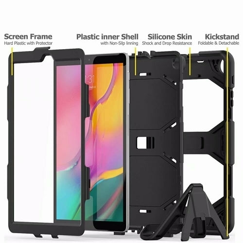 Rugged Protective Case Built in Screen & Kickstand Samsung Tab S5E 10.5 2019 - Black 1
