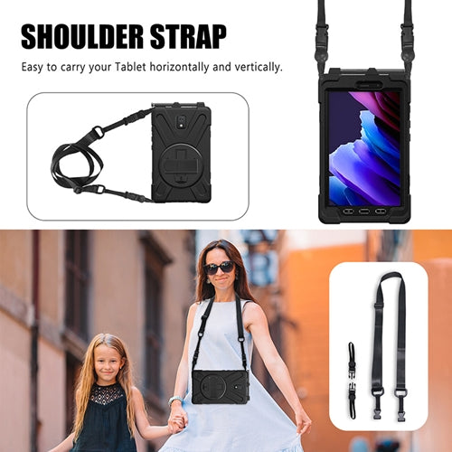 Rugged Case Hand & Shoulder Strap Samsung Tab Active 3 8 inch SM-T570 / T575- Black 2