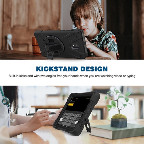 Rugged Case Hand & Shoulder Strap Samsung Tab Active 3 8 inch SM-T570 / T575- Black 1