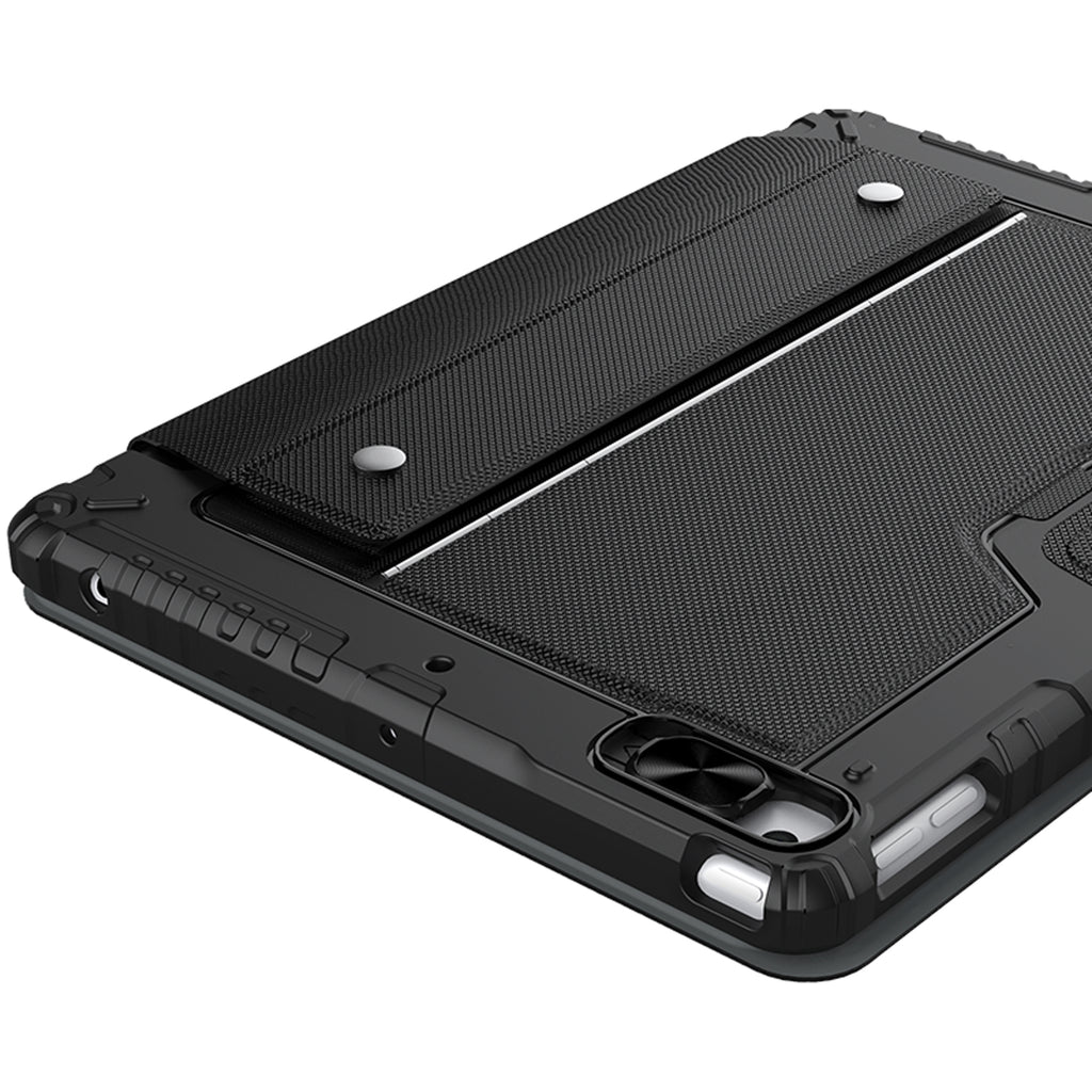 Rugged Protective Detachable Keyboard Case iPad 9th & 8th & 7th Gen 10.2 inch - Black