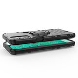 Rugged & Protective Armour Phone Case Samsung A32 5G Built in Ring Holder - Black 1