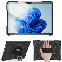 Load image into Gallery viewer, Rugged Case Hand &amp; Shoulder Strap Microsoft Surface Pro 9 - Black