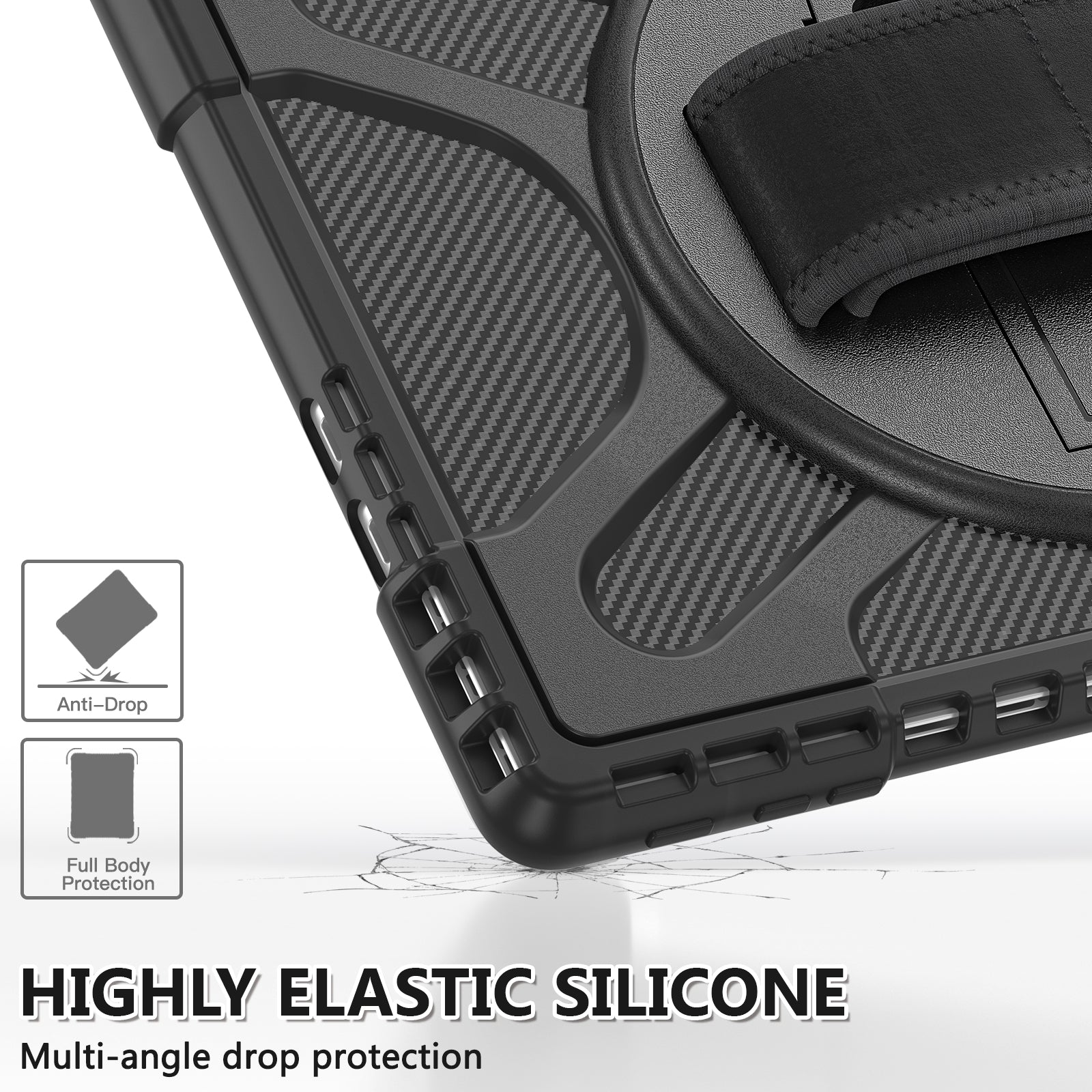 Rugged Case Hand & Shoulder Strap Microsoft Surface Pro 11 / 10 / 9