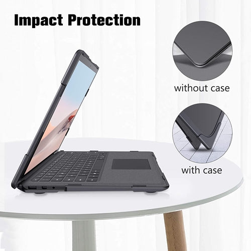 Rugged Protective & Heavy Duty Case Surface Laptop 3 15 inch - Clear Grey 7