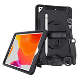 Rugged Protective Case Hand & Shoulder Strap iPad Air 3 / Pro 10.5 inch - Black